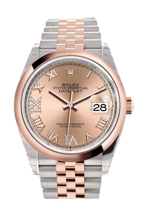 rolex datejust 36 rose jubilee|rolex datejust 36mm white dial.